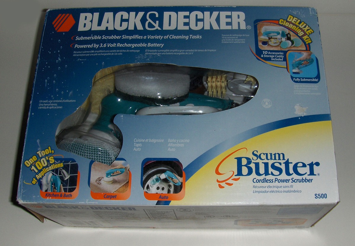 Black & Decker Scum Buster Deluxe Cleaning Kit Cordless Power