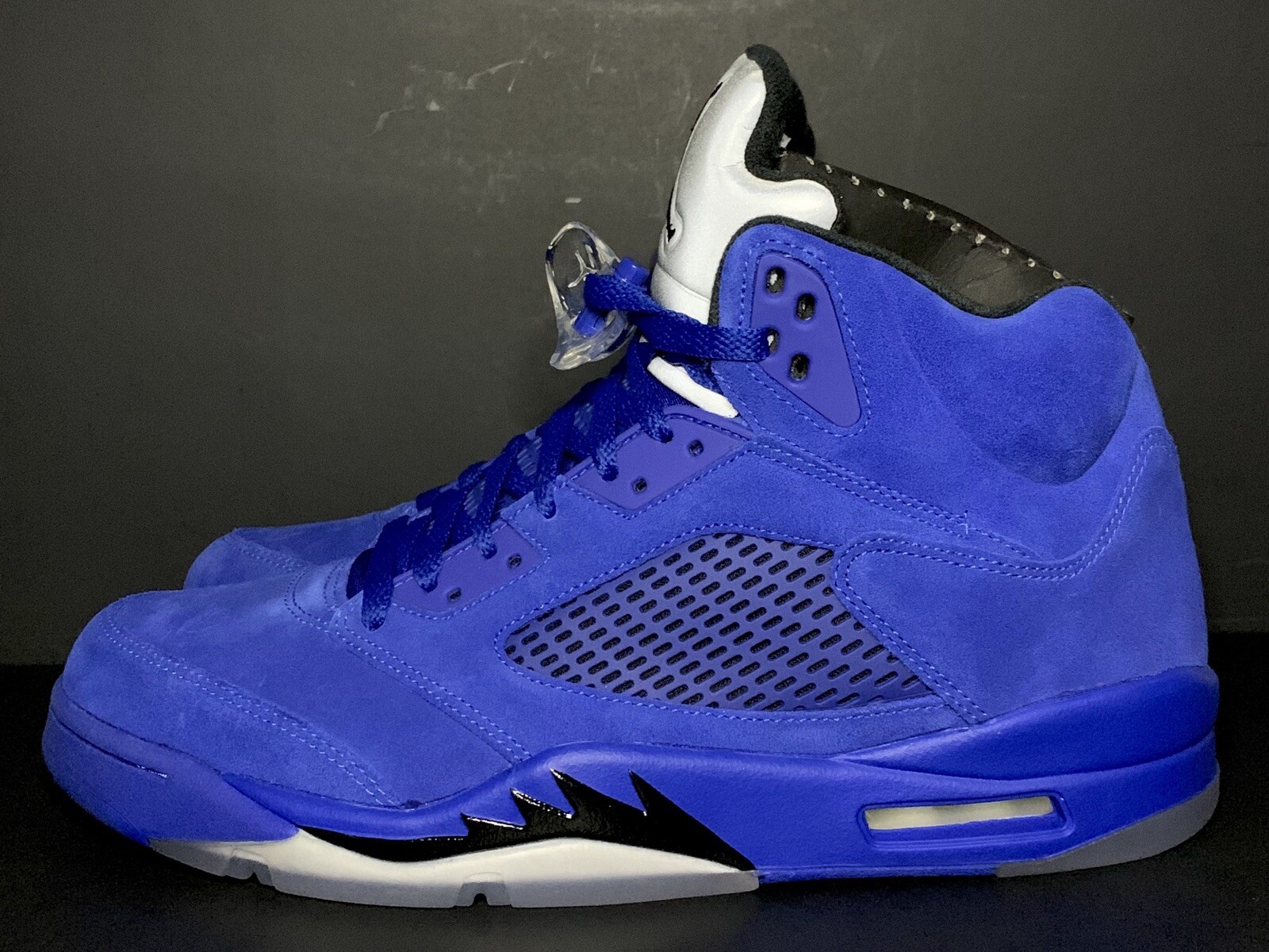 all blue suede jordans