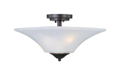 Semi-Flush Ceiling Light in Oil Rubbed Bronze - NEW
