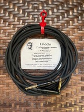 LINCOLN Musician Instrument Cables -10 ft.- Right Straight Black