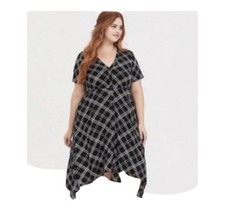 torrid plaid handkerchief plus size dress size 18/20 2