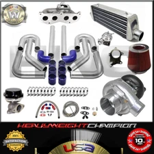 Turbo Kit T3/T4 for 02-08 CAMRY 2009+ COROLLA 2AZFE 2.4 IC PK WG BOV Manifold BL