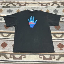 Vintage Planet Hollywood T-Shirt Men’s XL 90s 5th Anniversary Black