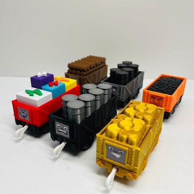 Thomas & Friends Trackmaster 6 x  CUSTOM TROUBLESOME CARGO Trains READ!!!