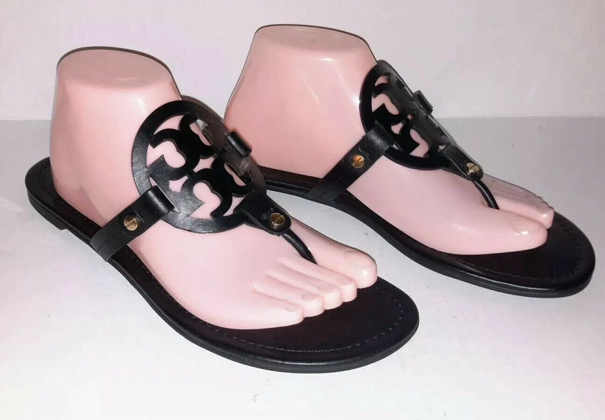 Tory burch miller black leather hot sale