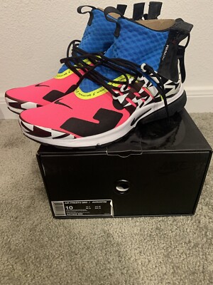Size 10 Nike Air Presto Mid x Acronym Racer Pink 2018 888407200168|