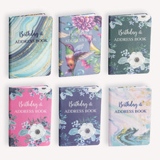 Address & Birthday Telephone Email Book A-Z Index Tabs Hard Back Contact