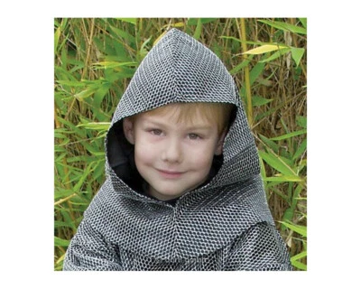 KETTENHAUBE für kleine Ritter alle Größen Ritterkostüm Karneval Fasching Kinder