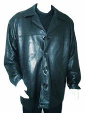 Mens Morton & Rossi Leather Jacket New Zealand Lambskin Black Retail $375