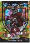 2021 Panini Prizm Draft Picks Gold Cracked Ice Rookie DeVonta Smith #165