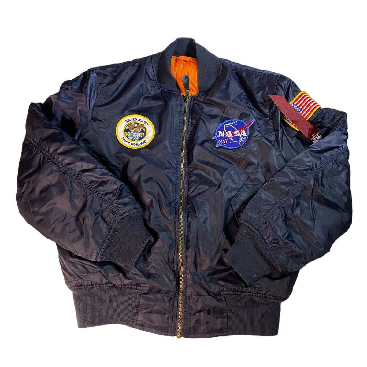 Alpha Industries NASA MA-1 Bomber Jacket Women | eBay