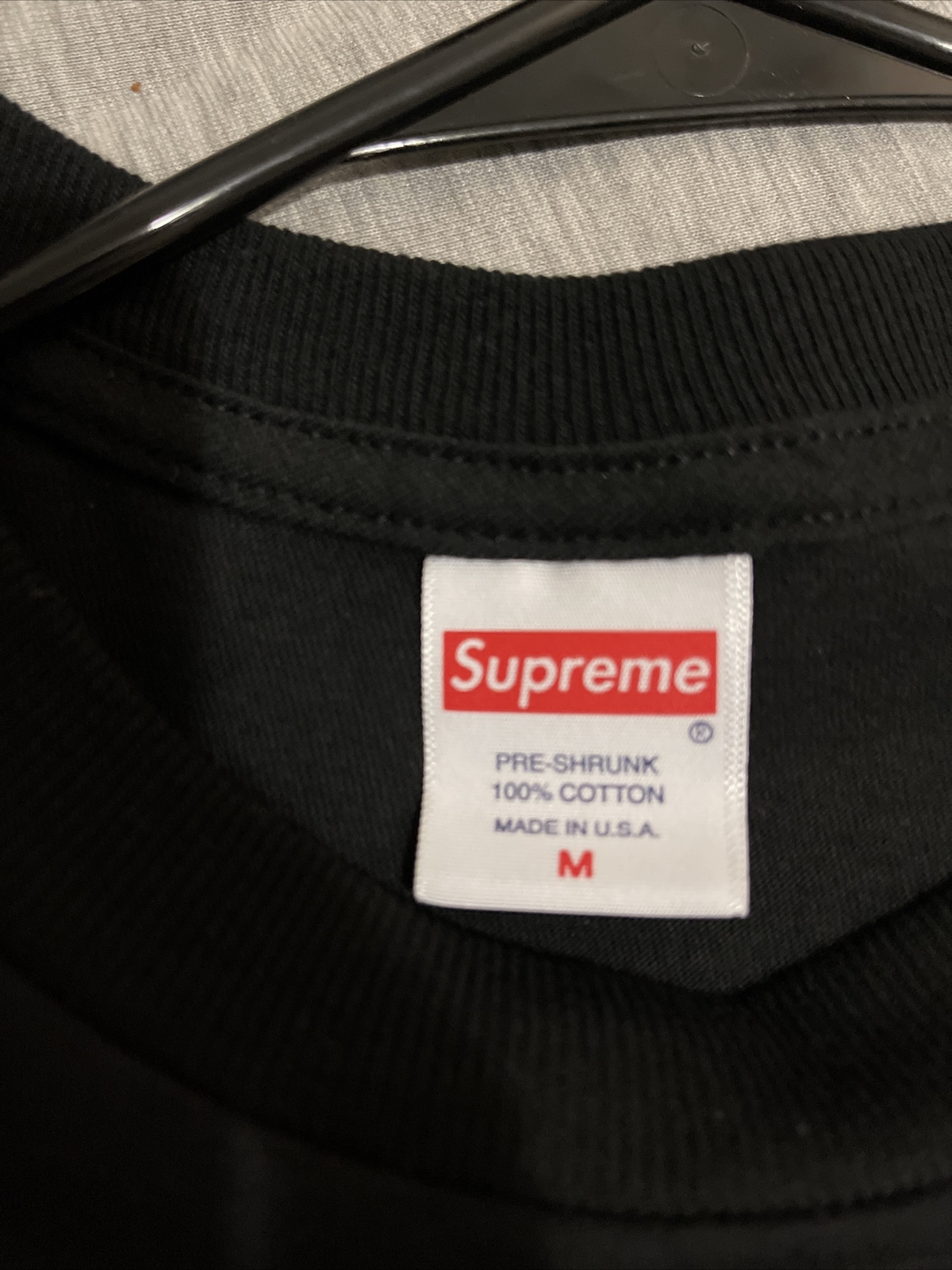 Supreme Stay Positive Tee T-shirt Black Fall Winter 2020 FW20 Size