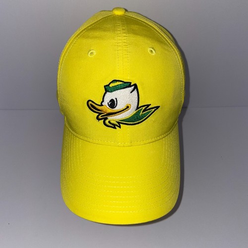 Women's Oregon Ducks Nike Legacy91 Dri-Fit Baseball Cap Yellow Throwback - Picture 2 of 7