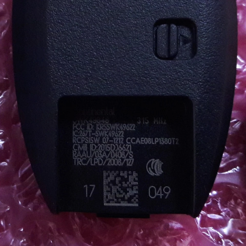 KR55WK49622 Nuevo OEM Infiniti Smart Prox Key - 3B 285E3-1BA7A Foto 2 de 3