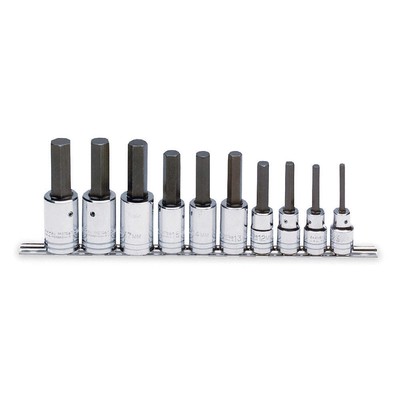 PROTO J5441-MA Socket Bit Set, Steel, DrSz 1/2 in 4JW37
