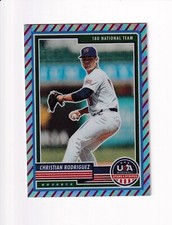 2023 Panini USA BASEBALL Stars & Stripes STRIPES HOLO CHRISTIAN RODRIGUEZ