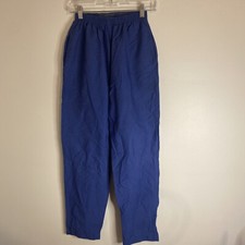 Medline Scrub Bottom Medical Uniform Blue Elastic Waist Pants Small