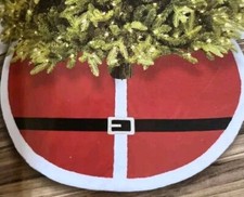 48? Premium Santa Suit Christmas Tree Skirt - Santa?s Workshop