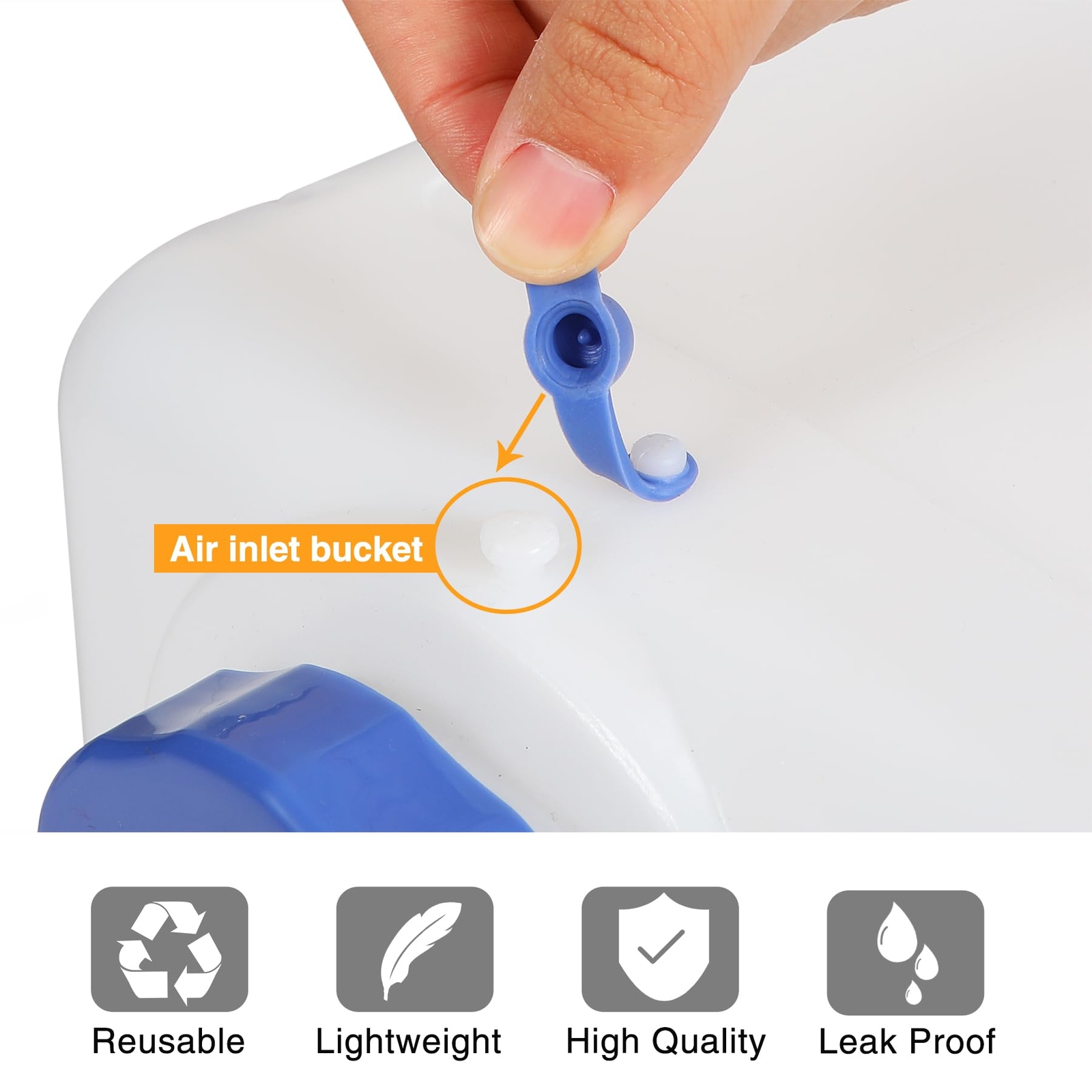 PORTABLE WATER CONTAINER Jug with Spigot for Camping Picnic 15 Liters REDCAMP