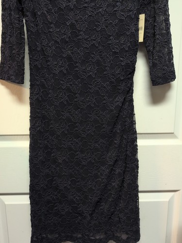 Vtg Coldwater Creek Women’s Sz 6 Black Dress. NWT Lacey With BLined Body - Picture 6 of 11