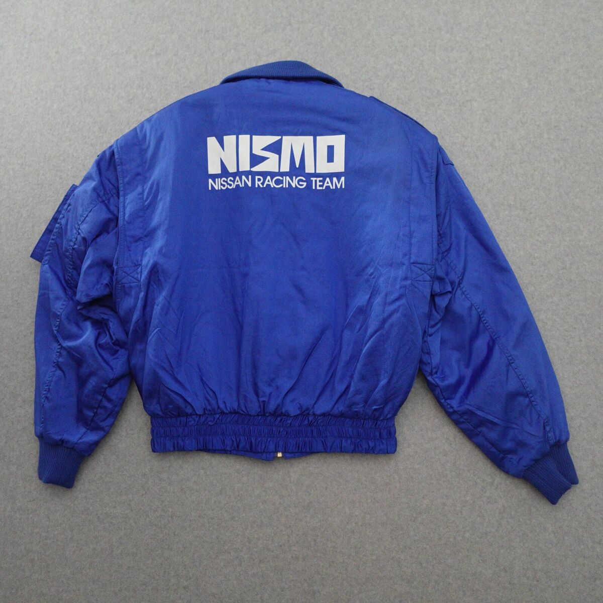 NISSAN NISMO Group C Nylon Jacket L Blue Motorsports NISSAN NISMO Group C Nylon Jacket L Blue Motorsports