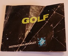 Golf Nintendo Entertainment System, 1985 Instruction Booklet ONLY NES