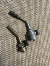 Lot of 2 Vintage Bernzomatic Torch Heads VTG Tools Propane Torches Brass Head