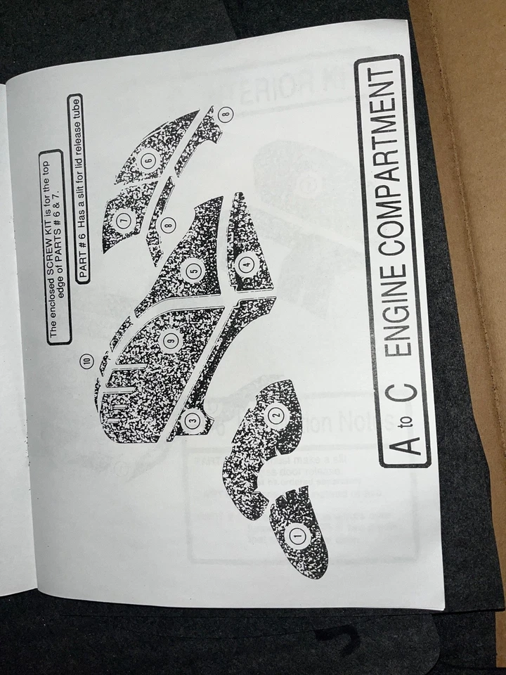 Изоляционные панели моторного отсека Porsche 356 A B C НОВЫЕ с оборудованием 1958-65 - Изображение 3 из 4