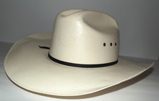 Texas Hat Company 20X Shantung Straw Western Cowboy Hat - 7 1/4