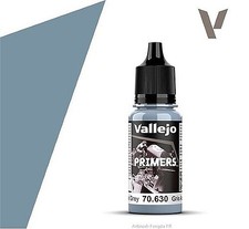 Vallejo 18ml Bottle Steel Grey Surface Primer - Hobby and Model Acrylic Paint