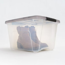 IRIS 19 Qt. Plastic Storage Bins with Lids, Stackable Storage Containers,5 Pack