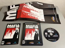 Mafia Sony PlayStation 2 PS2 Complete CIB w/ Poster - Tested & Works