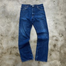 Levi's Mens 517 Boot Cut Jeans 31 Vintage Workwear Western Dark Wash Blue Good