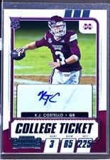 2021 Contenders Draft Picks K.J. Costello Auto RC #304 Bulldogs