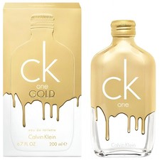 CALVIN KLEIN CK1 GOLD 200ML EDT SPRAY | NEW & SEALED | FREE P&P | UK