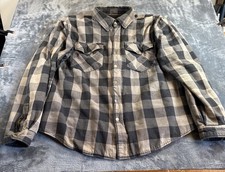 Road Armor Riding Jacket Xxl Flannel Padded Motorcycle Biker Plaid Protective Road Armor Riding Jacket Xxl Flannel Padded Motorcycle Biker Plaid Protective