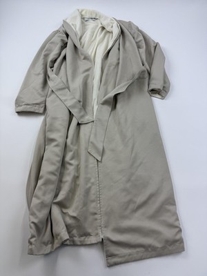 Restoration Hardware Robe Womens Small Beige Terry Kimono Belted Made In USA