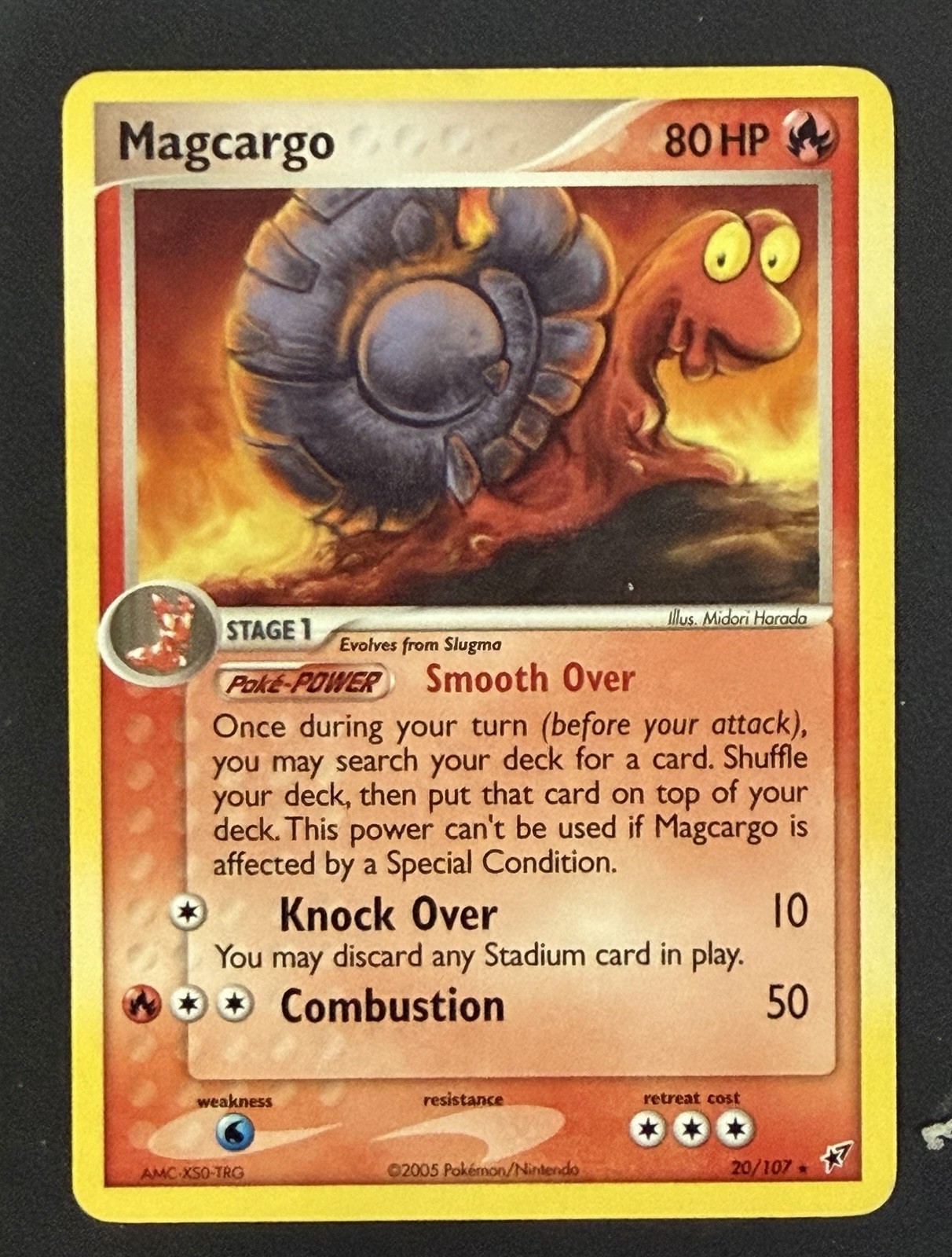 MAGCARGO - 20/107 - EX Deoxys - Rare - Pokemon Card - NM