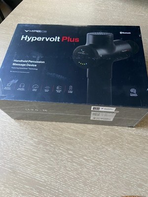 BRAND NEW HYPERICE HYPERVOLT PLUS, GLIDE TECHNOLOGY, 3 SPEEDS, HANDHELD - BLACK