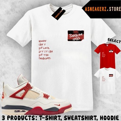 Tee Shirt Matching AJ 4 Nigel Brick After Brick Match Sneaker Sneakerhead Badge