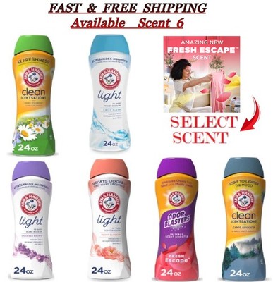 Arm & Hammer Clean Scentsations in-Wash Scent Booster - (24 Oz) (Select Scent).