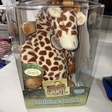 Cloud B Gentle Giraffe Plush Baby Soother 17" Water Sounds Whale Heartbeat Crib