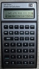 HP 17bll+ Financial Calculator – Top Zustand + Original Ledertasche –