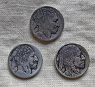 Three Hobo Buffalo Nickels