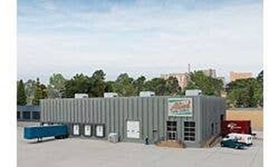 Walthers Cornerstone N Scale Gebäude Kit 933-3864 N Beton Lagerhaus