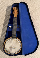 Scarce Unique Vintage Keech Ukulele Banjo, Excellent Condition, 1920's, 21"long