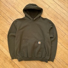 Modern Olive Carhartt Workwear Hoodie Sz Large