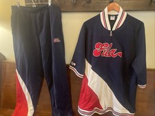 Vintage 90s Fila Men  s 2-Piece Track Suit XL Jacket/ L Pants Blue Full-Zip