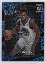 2017 Donruss Optic Rated Rookie Black Velocity Prizm 7/39 Jordan Bell #163 0n17