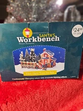 Santas workbench fiber optic trees for sale